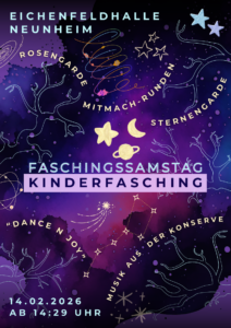 Kinderfasching 2026 @ Eichenfeldhalle